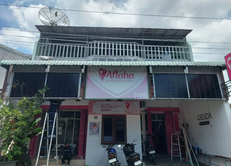 Instalasi sistem solar panel kapasitas besar Jawa Tengah