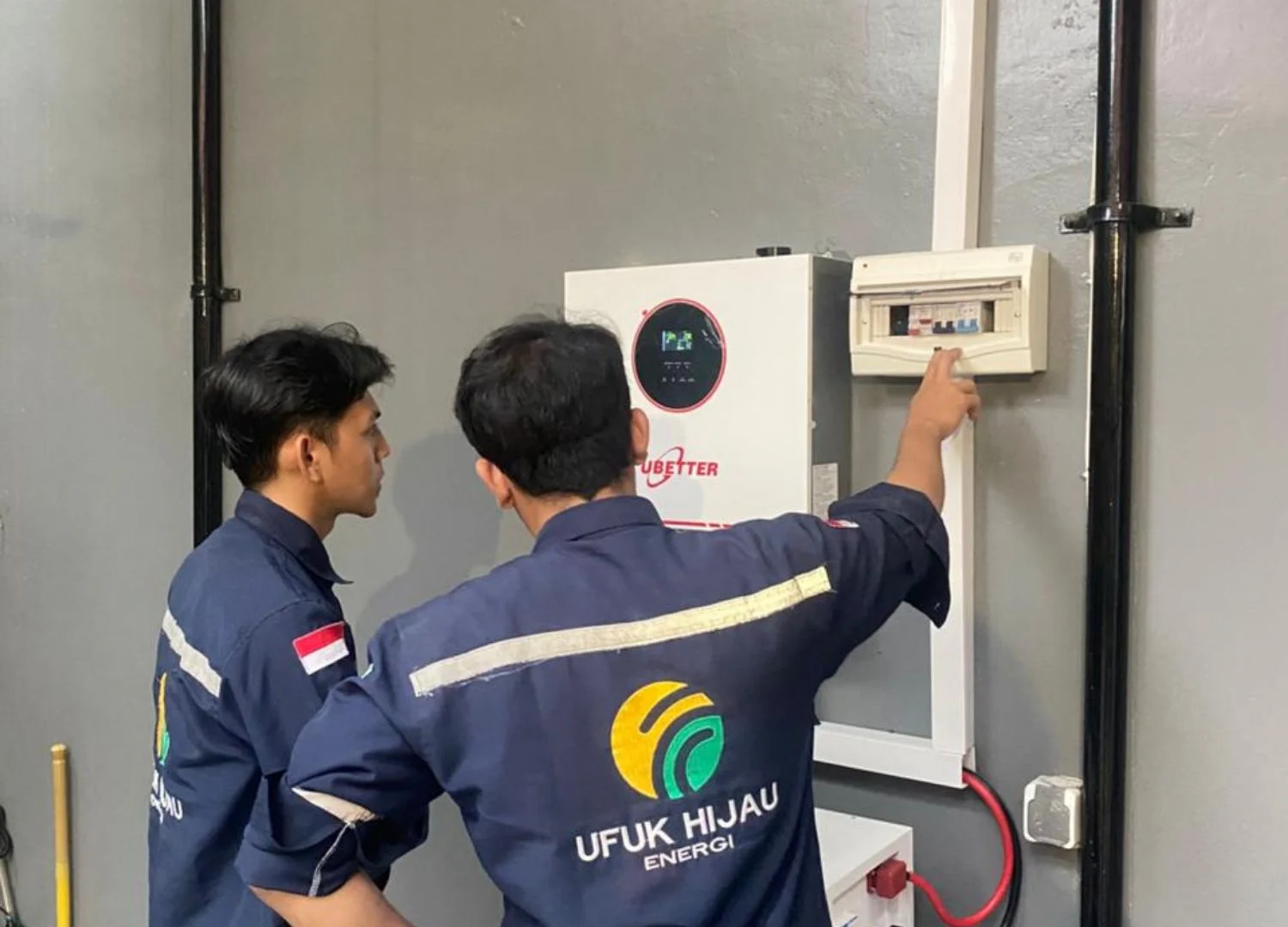 Proyek PLTS rooftop Sukoharjo Solo Raya