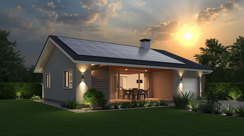 Kemandirian energi dengan panel surya di atap rumah
