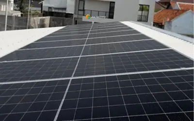 PLTS rumah tinggal 6,2 kWp di Cinere, Depok oleh Ufuk Hijau Energi
