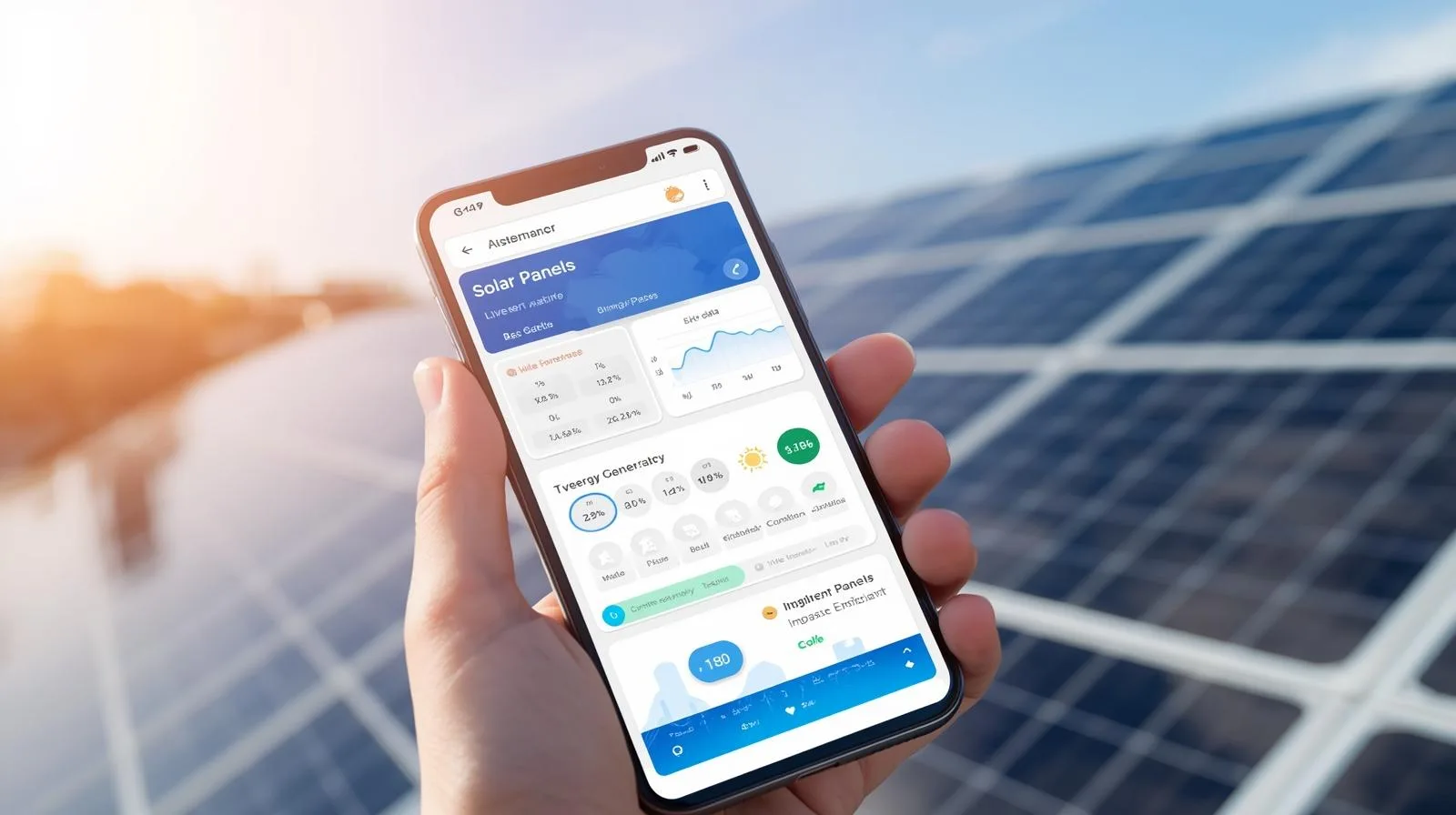 Monitoring dan pemeliharaan sistem panel surya