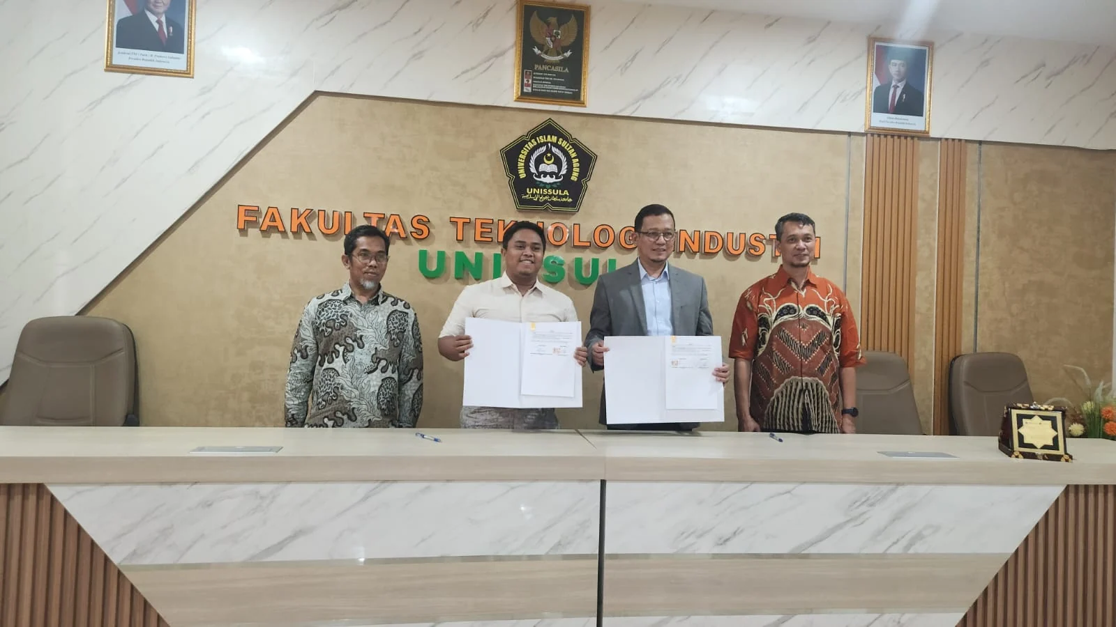 Penandatanganan kerja sama PT Ufuk Hijau Energi Solo dan Unissula Semarang
