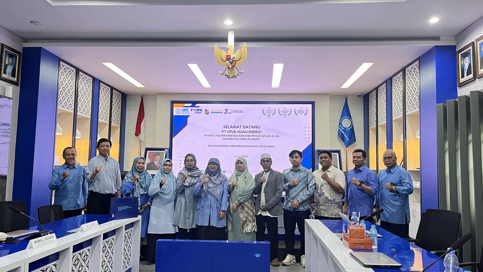 Penandatanganan PKS PT Ufuk Hijau Energi dan UNS Surakarta
