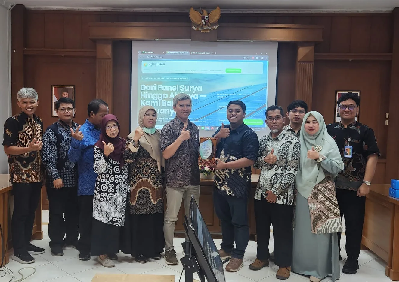 Penandatanganan PKS PT Ufuk Hijau Energi dan Universitas Negeri Yogyakarta (UNY)
